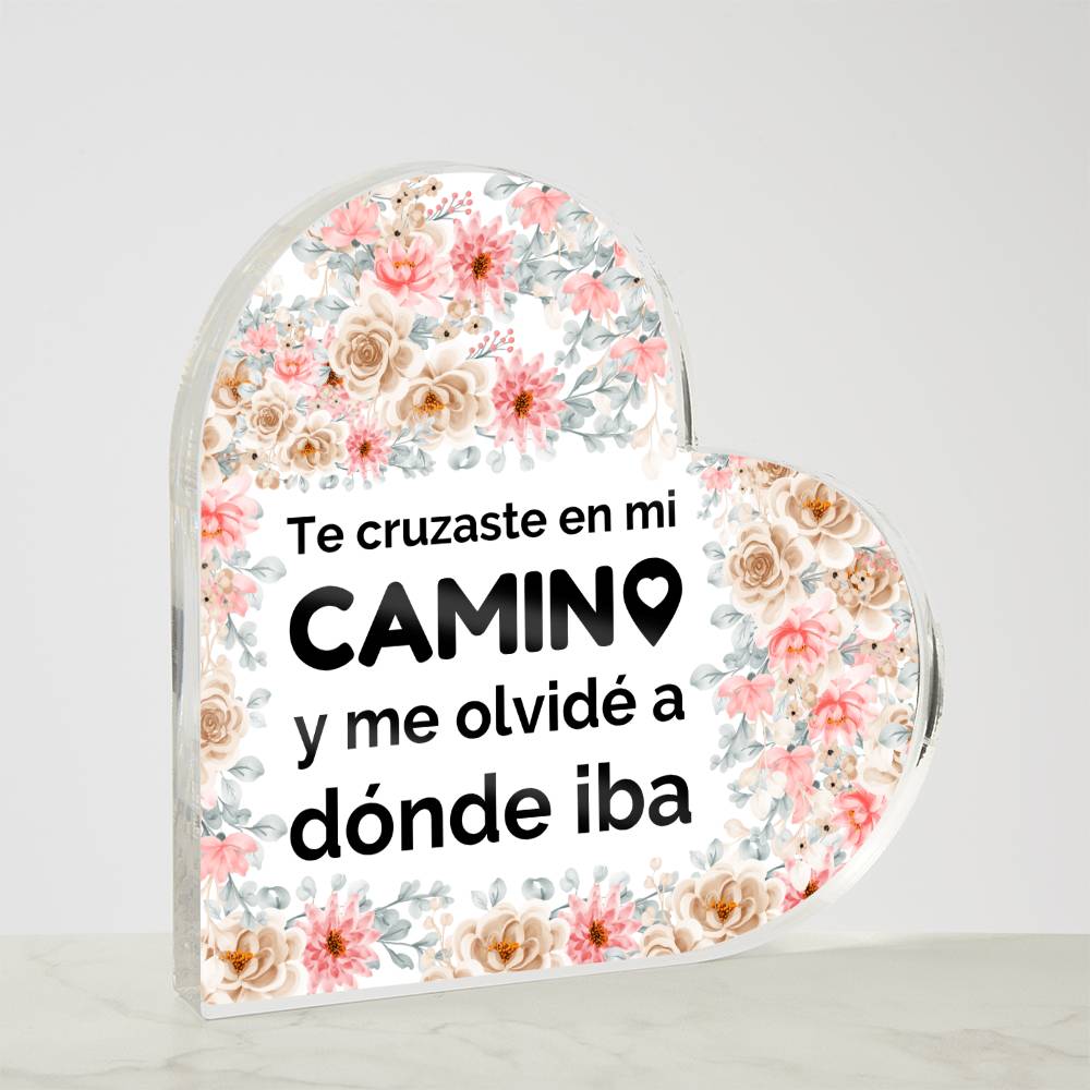 Regala a tu Novia/ Novio esta Hermosa Placa Acrílica Printed Heart Shaped Acrylic Plaque