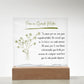 Para Mi Querida Madre Regalo Sentimental Vintage Mother Present Acrylic Plaque