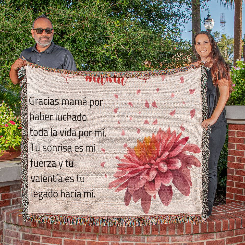 Manta para Mamá con Increíble Diseño Heirloom Woven Blanket