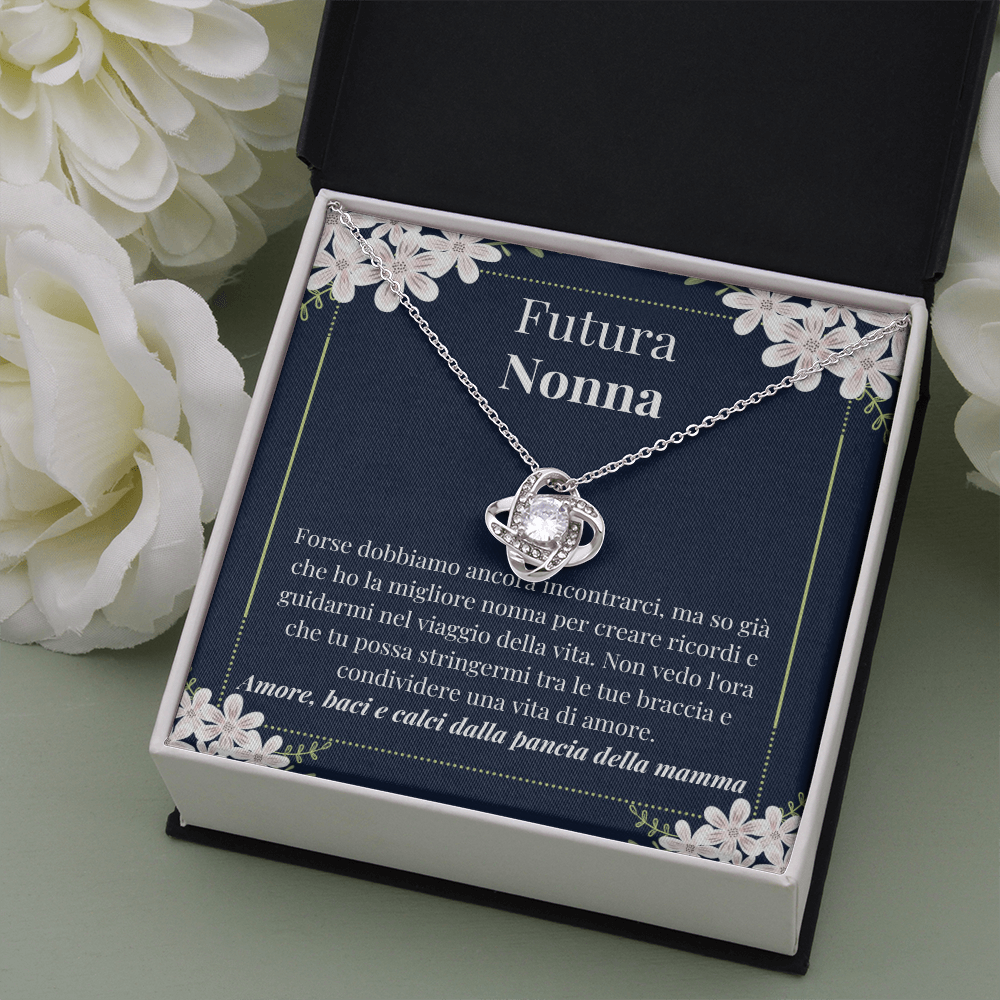 Futura Nonna Collana Regalo Italian Grandmother-To-Be Necklace Gift