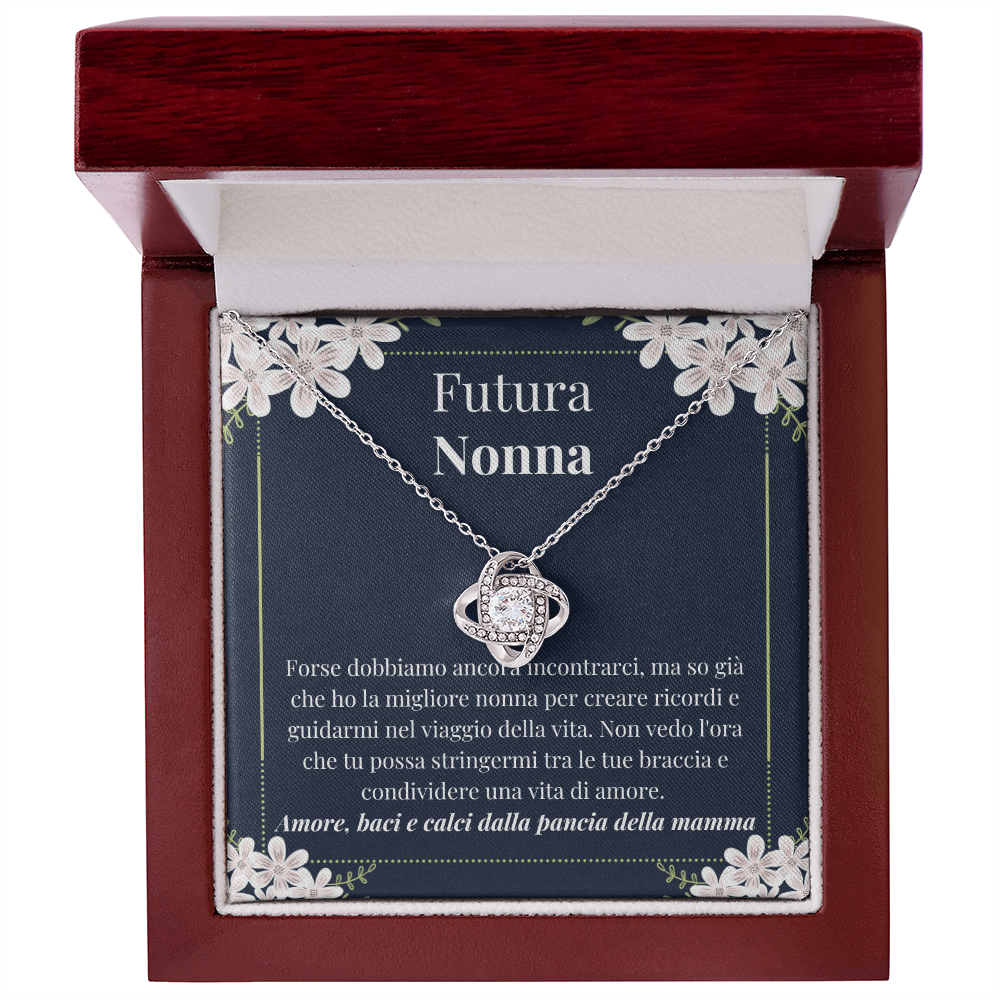 Futura Nonna Collana Regalo Italian Grandmother-To-Be Necklace Gift