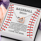 Baseball Mom Necklace Card Sports Mother Gift