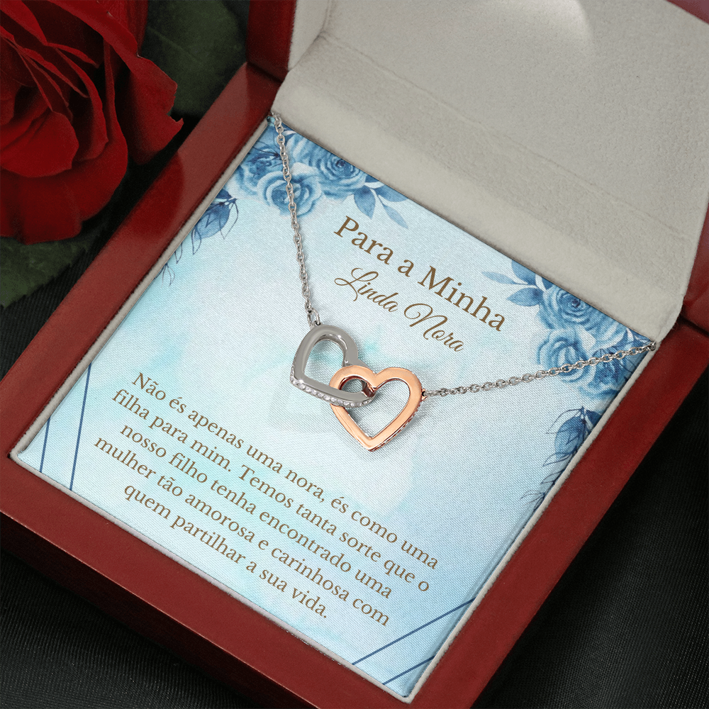 Linda Nora Colar Portuguese Daughter-In-Law Necklace Card